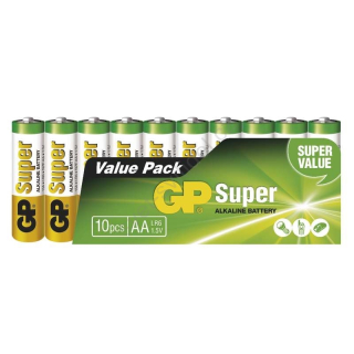 Baterie GP AA 10 kusu